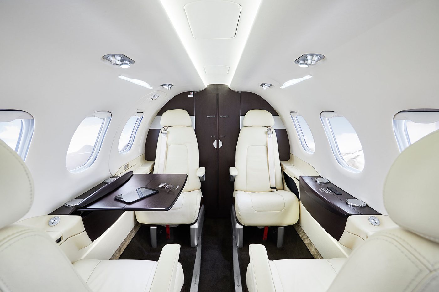 Phenom 100 Kabine &ndash; Lederausstattung